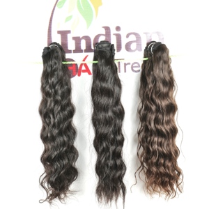 Producto Indio Original, Precio al por Mayor, Alta Calidad, Cabello Remy sin Procesar con Cutícula Alineada, Extensiones Onduladas para Exportación - Product Image 4