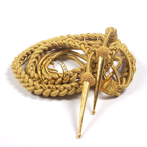 Accessoires d'uniformes de cérémonie, aiguillette de fanfare régimentaire, cordon d'épaule, robes de fanfare, coton filé, logo personnalisé - Product Image 3