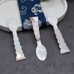 Cuchara de perlas sofisticada para comedor elegante Cuchara de café y té redonda de acero inoxidable para bodas y ocasiones especiales - Product Image 4