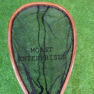 Red de Aterrizaje para Pesca con Mosca al Aire Libre, Red de Trucha, Marco de Madera con Red de Goma Fundida a Mano, Red de Pesca para Aterrizaje de Thor - Product Image 1