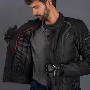 Veste de moto imperméable LS2 SEPANG, respirante, coupe-vent, combinaison de course pour le tourisme, homologuée pour 4 saisons, protections intégrées, taille XL - Product Image 4