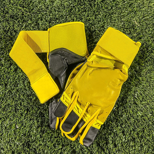 Precio al por mayor Guantes de béisbol personalizados Guantes de béisbol de la mejor calidad Guantes de bateo blancos hechos de cuero de vaca - Product Image 6