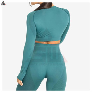 OEM & ODM Leggings de yoga taille plus, ensemble 2 pièces pour femmes, logo personnalisé, vêtements de sport de haute qualité, course à pied, athlétisme, yoga - Product Image 5