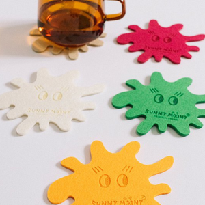 Wholesale Felt Insulation Pads Custom Polyester Felt Coaster <b>Desk</b> Felt Pad for Cup Pot Coaster - Product Image 6