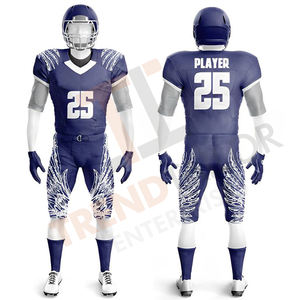 Uniformes de Fútbol Americano Juvenil Color Morado 2025, Camisetas de Sublimación OEM de Alta Calidad - Product Image 5