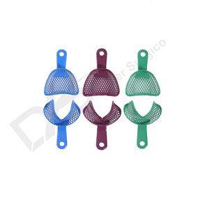 ANNWAH Bandejas Profesionales de Impresión Dental para Restauración Completa de Dentaduras, Bandejas de Impresión Manual (Paquete de 3 Pares)-Para Edentulous - Product Image 1