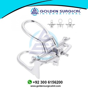 Articulateur réglable pour prothèse dentaire S/M/L Outils de laboratoire dentaire Articulateur Chrome Plaqué Full Mouth Dental set instruments chirurgicaux - Product Image 3