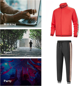 Ensemble de survêtements rouges pour hommes-Survêtements 2 pièces BY STYLE BOY & Co - Product Image 4