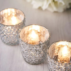 Crystal Metal Candle Holders in <b>Multi</b> <b>Color</b> Silverware Design Various Sizes for Party <b>Lighting</b> and Decorative Use - Product Image 6