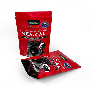 कस्टम मुद्रित स्टैंड अप पाउच पुनः प्रयोज्य पालतू जानवर भोजन बैग प्लास्टिक पैकेजिंग जिपर बैग - Product Image 4