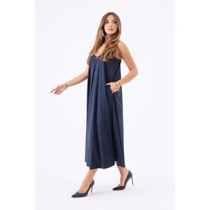 Robe bleu marine 7506 - Élément de mode simple - Product Image 2