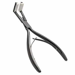 Pinzas para Extensiones de Cabello con Cinta Adhesiva, Herramienta de Sellado de Punta Plana de Acero Inoxidable con Almohadillas de Silicona para una Instalación y Remoción Seguras - Product Image 4