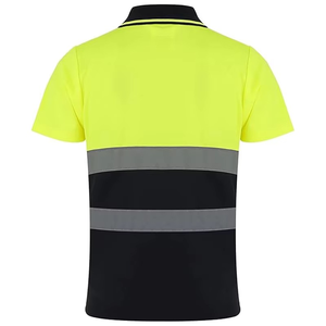 Salut Vis à manches longues pour polos 100% vêtements de travail de sécurité respirant Polyester Construction bande réfléchissante pour les travaux de sécurité - Product Image 5