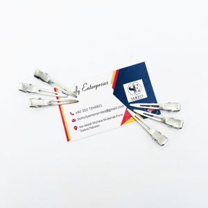 Vente en gros Pinces à cheveux en acier inoxydable finition argentée personnalisées de qualité supérieure Outils pour extensions de cheveux Matériau métallique - Product Image 3