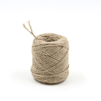 Corde en jute torsadée polyvalente Siam Brothers, fibre naturelle du Vietnam, pour usage extérieur, jardinage, emballage, longueur 164 pieds, 1/16