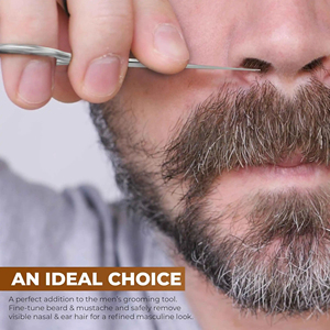 Premium beard trimming scissors for barber and grooming use Beard cutting <b>shears</b> for facial hair care and shaping applications - Product Image 5