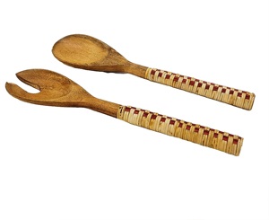 Ensemble de string à salade tissé langues à salade 2 à 24 pièces Ensemble d'ustensiles Acier inoxydable 202 ou 304 Grade et revêtement PVD Factory - Product Image 1