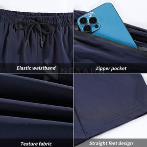 Pantalon décontracté élégant pour hommes avec coupe confortable et tissu durable pour des tenues décontractées de tous les jours - Product Image 3