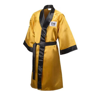 High Demanded Design <b>Boxing</b> Gown Made In Pakistan With Full Customization Design <b>Boxing</b> <b>Robe</b> Kick For Men's - Product Image 2