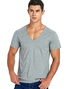 T-shirt surdimensionné personnalisé col rond épaule tombante lâche hommes poids lourd respirant 280gsm100% coton BlankT Shirt - Product Image 5