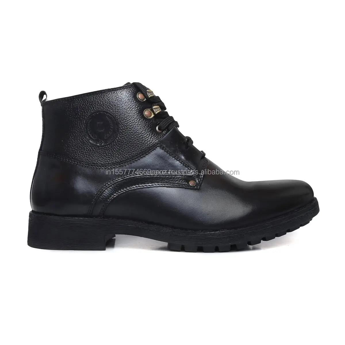 Men Genuine Leather Boots Formal And Casual Wear Fashion Trendy Shoes Pure Leather Boots Outdoor Wear Hiking And Office