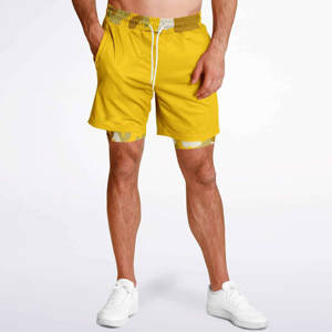 Short de fitness et de basket-ball de haute qualité pour homme, maille respirante, fermeture éclair, 2 poches, vêtements de basket-ball de grande taille - Product Image 5