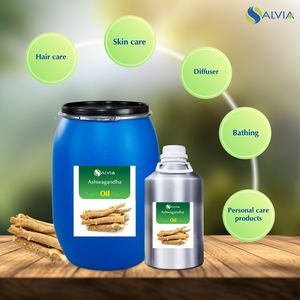 Huile d'huile d'ashwagandha 100% pure et naturelle en gros en vrac le plus bas prix emballage personnalisé - Product Image 3