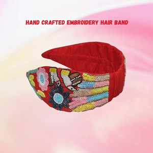 Diadema de Cinta Ligera Hecha a Mano con Tela Americana Nueva de Fabricante Indio, Decoración para el Cabello de Niños al por Mayor, Regalo para Fiestas - Product Image 5