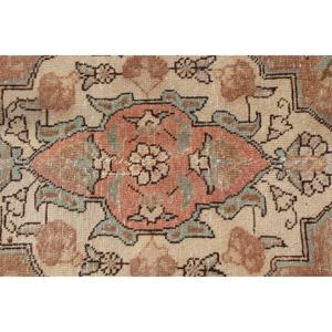 Alfombra Turca Vintage de Lana Roja, 9.4x12.4 pies (288x377 cm) - Product Image 5