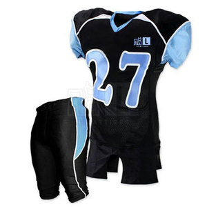 Nouvelle Arrivée Vente Chaude Uniforme de Football Américain en Gros avec Logo Personnalisé Imprimé 100% Polyester Anti-humidité Séchage Rapide - Product Image 1