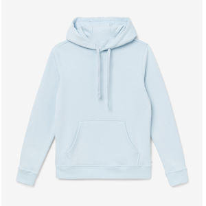 Sweat à capuche en coton bleu clair de qualité supérieure, streetwear, étiquette personnalisée, capuche double doublure, pull à capuche pour homme, sweat à capuche en polaire bleu pastel - Product Image 2