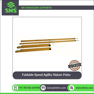 ผู้ผลิตอินเดียของวัสดุ PVC เคลือบโลหะชนิดผงเสาสลาลมความเร็ว Agility แบบพับได้ในราคาโรงงาน - Product Image 3
