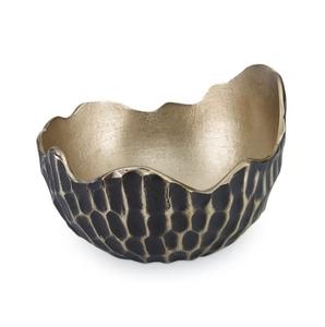 Bol à dattes en métal fait à la main avec un style traditionnel du Moyen-Orient, parfait pour offrir en cadeau pendant le Ramadan et les occasions festives - Product Image 4