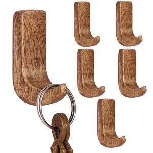 Strong Wooden Jacket Hanger with Polished Surface and Chrome Swivel Hook Stylish Wooden Garment Hanger for Home Hotel low cost - Product Image 6