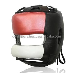 Casque de boxe personnalisé en gros, réglable, en cuir PU, pour l'entraînement et le sparring - Product Image 4