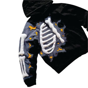 Sudadera con capucha para hombre más vendida, sudaderas con capucha informales de algodón 100% para hombre con tela de peso medio, ropa de calle para la temporada de invierno - Product Image 3