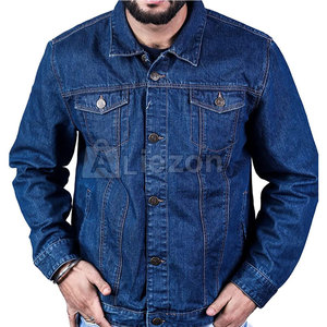 Calidad superior Pakistán hizo hombres Jeans chaquetas de diseño personalizado al por mayor hombres Jeans chaquetas - Product Image 1