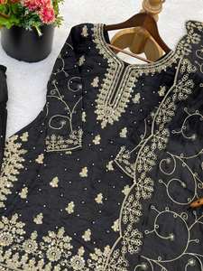 Fournisseur de robes palazzo brodées de luxe entièrement cousues en provenance d'Inde - Product Image 6