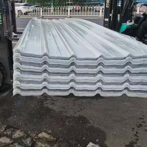 Hoja hueca de <span class=keywords><strong>policarbonato</strong></span> PC Anti-UV, placa solar, hoja de techo de plástico para invernadero, cobertizo de lámina corrugada FRP - Product Image 4
