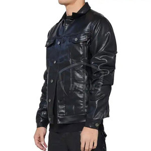 Blousons de moto en cuir de haute qualité, coupe-vent, hiver, cuir véritable, design professionnel, prix bas, vente en ligne 2025 - Product Image 3