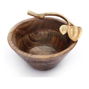 Cuencos de Madera en Forma de Corazón, Diseños Artesanales y Pulidos, para Servir el Desayuno, Vajilla, Cubiertos, Cuencos de Madera - Product Image 5