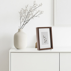Cadre photo en bois léger et écologique, de qualité supérieure, au design naturel, pour la décoration de la maison et du bureau, personnalisable - Product Image 5