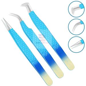 Juego de pinzas para pestañas de gran oferta Juego de pinzas de Punta puntiaguda de 3 piezas - Product Image 3