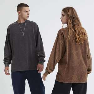 Offre Spéciale Nouveauté Sweatshirts respirants délavés à l'acide de style unique Meilleur fabricant Sweatshirts sérigraphiés - Product Image 5