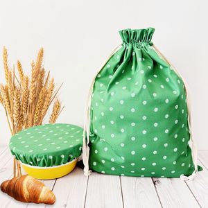<span class=keywords><strong>Bolsas</strong></span> de compras de pan caseras con tapa de cuenco para <span class=keywords><strong>almacenar</strong></span> y exhibir pan recién horneado - Product Image 3