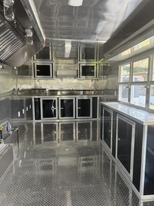 Remolques accionables multifunción Camiones de comida rápida móviles totalmente equipados Camión de comida con equipo de cocina completo Precio barato - Product Image 4