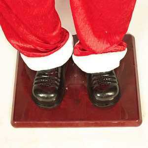 Décoration de la veille de Noël Danse Musicale Figurine de père noël électrique (6 pieds) Beau jouet électrique pour les décorations d'événements - Product Image 2