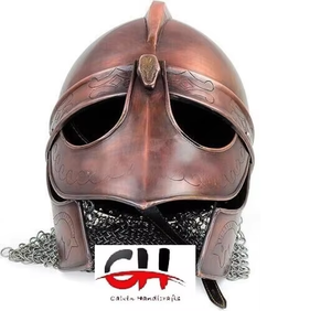 Casque viking médiéval avec cotte de mailles avec doublure intérieure gratuite Meilleur cadeau. - Product Image 6