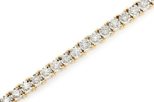 Nueva llegada elegante 925 Plata VVS D Moissanite tenis pulsera GRA certificado hecho a mano diamante pulsera lujo Hip Hop joyería - Product Image 4