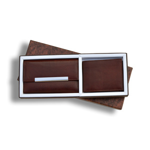 Juego de regalo combinado 3 en 1, llavero con bolígrafo, tarjetero, kits de Unión de Empleados para distribuidor de clientes, regalo festivo de Año Nuevo y Navidad - Product Image 3